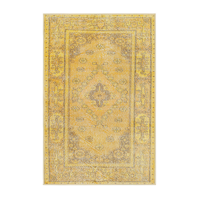 Tapis brun clair/burlywood/brun traditionnel Cavalli, Rectangle 3 pi x 5 pi