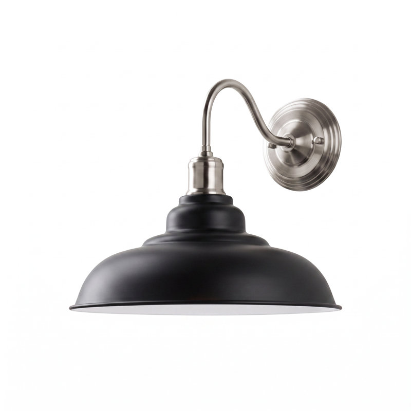 Pateros Armed Sconce, Black