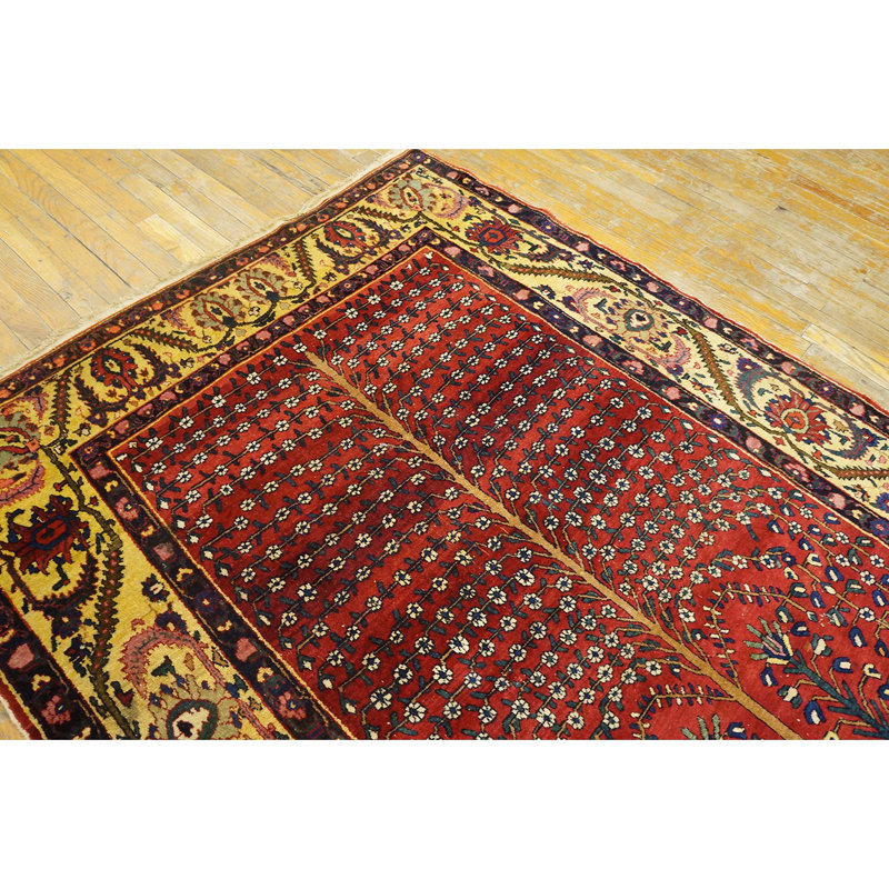 Hand Knotted Wool Geometric Area Rug