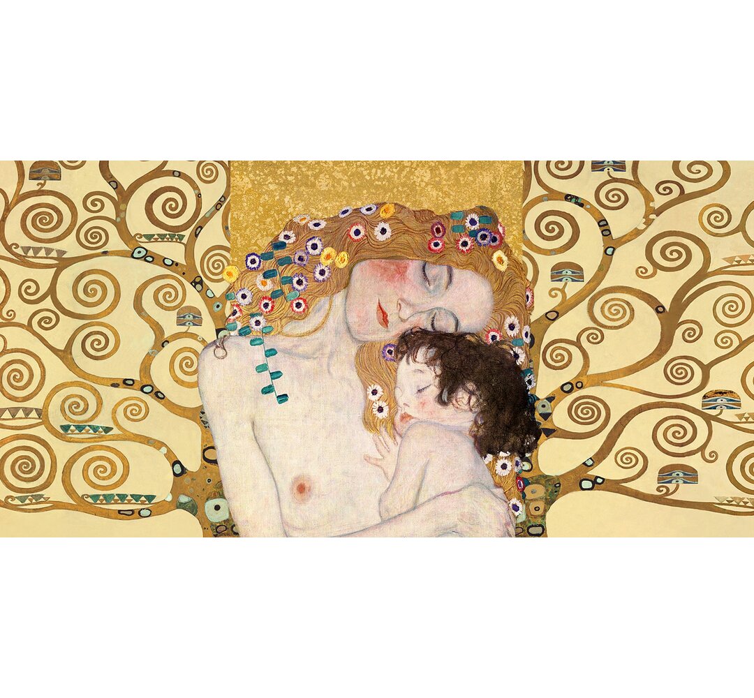 Leinwandbild - Kunstdrucke „Motherhood 1” von Gustav Klimt