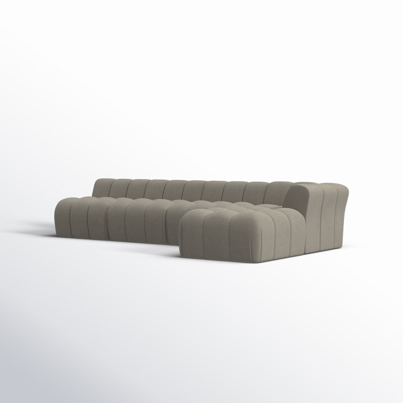 Azion 5 - Piece Modular Upholstered Reversible L-Sectional