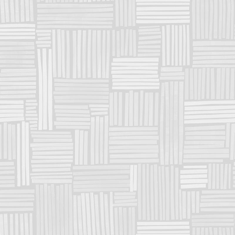 Geometric Wallpaper by Susan Hable, Light Gray