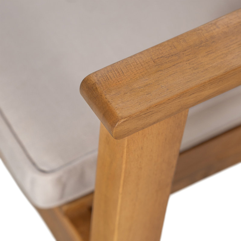 Ensemble repas d'extérieur en bois d'acacia, 4
