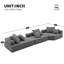 Canapé modulaire surdimensionné Boneless