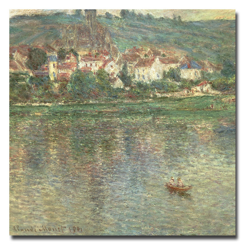 "Vétheuil" par Claude Monet, reproduction d'art sur toile, H 18 po x l 18 po x P 2 po