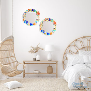 Miroir d'appoint tropical