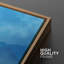 «Deep Blue Mountain Range Misty Forest Nature Rustic Landscape», impression sur toile, 2 pièces-92285279-92285280