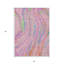 Tapis intérieur lavable abstrait 3 pi x 5 pi rose et bleu sarcelle HomeRoots
