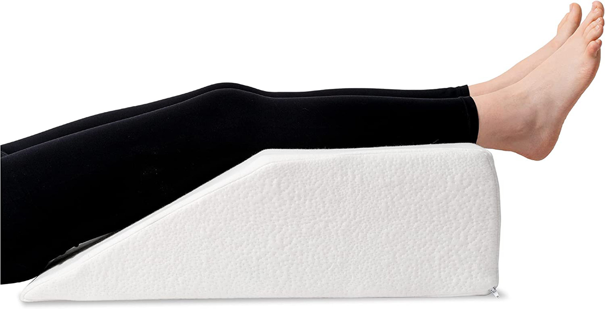 Leg wedge pillow for back clearance pain