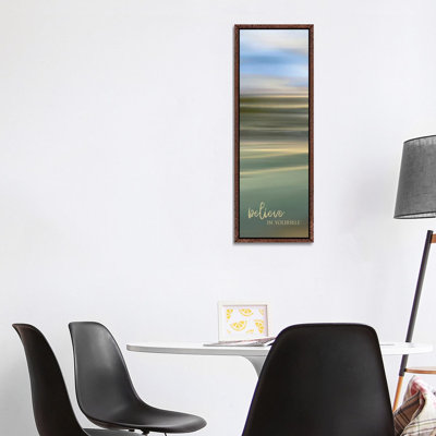 Believe in Yourself 1 Piece Panoramic Wall Art on Canvas