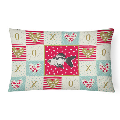  Telescope Eye Fish Love Outdoor Rectangular Cushion with filling