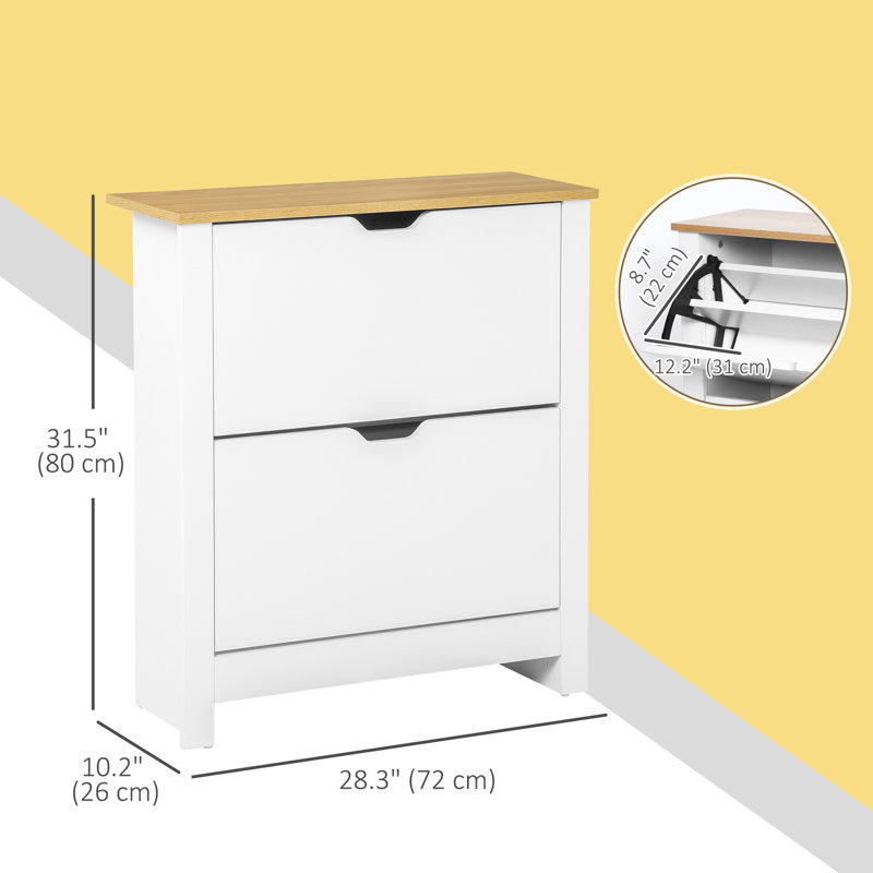 12 Pair Shoe Storage Cabinet