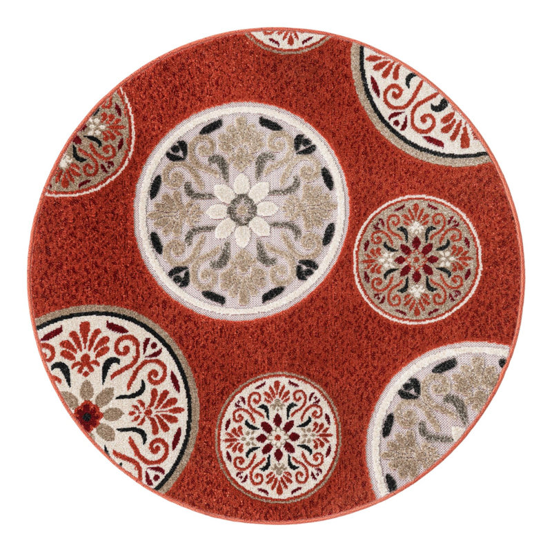 Tapis intérieur / extérieur Capus, Rond 4 pi 1 po