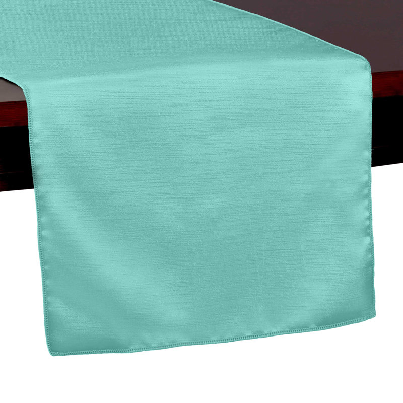 Majestic Table Runner, 108" x 14", 3, Aqua Blue