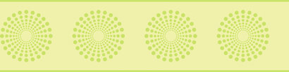 Bordure Candice Olson Kids Starburst, Vert