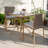 Pella Tall Bar Stool Set for Two with Matching Glass Table