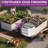 Galvanized Raised Garden Bed With Gloves-2022981674-2022981671