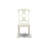 7 Piece Dining Room Table Set Consist of a Rectangle Kitchen Table and 6 Dining Chairs, 36x60 Inch, Linen White-423856986