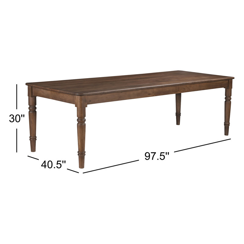 Russet Dining Table Brown