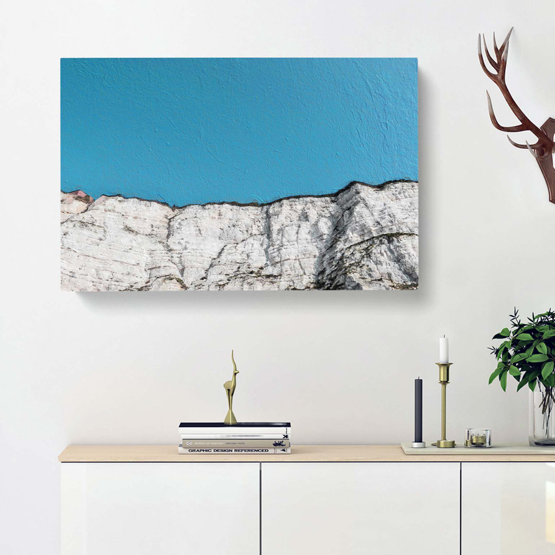 Looking Up At The White Cliffs Of Dover - Wrapped Canvas