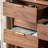 Nordic Retro Style Accent Chest Solid Wood Accent Chest
