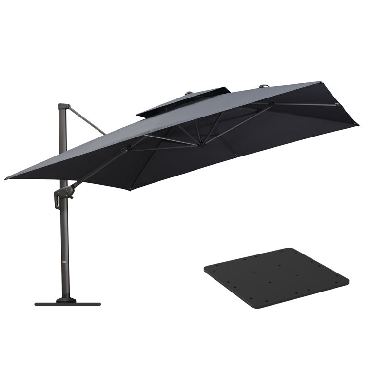 Parasol en porte-à-faux 12 po, Gris