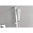 Shower System With Shower Head, Hand Shower, Slide Bar,, Shower Arm, Hose, Valve Trim, And Lever Handles