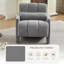  Ensemble de 2 fauteuils d'appoint rembourrés 28 po avec accoudoirs-1764565264