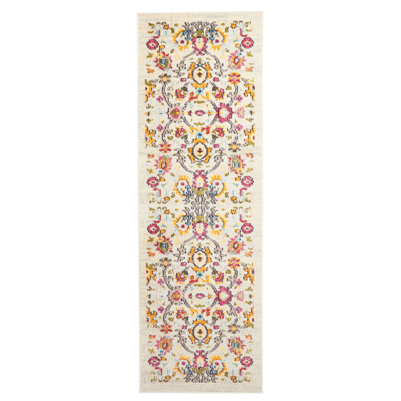 Tapis ivoire Rosa 2 pi 8 po x 8 pi 2 po, Tapis de couloir 2 pi 8 po x 8 pi 2 po
