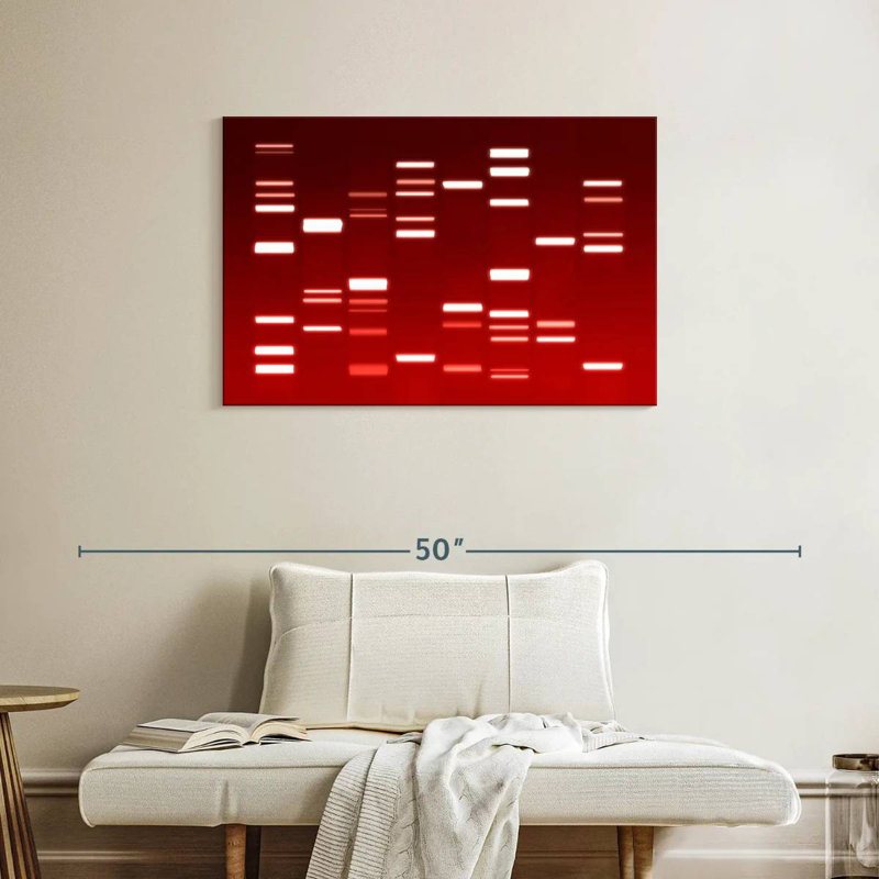 Keiri DNA Red, 24" H x 36" W