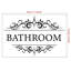 Porte standard de salle de bain-104312195