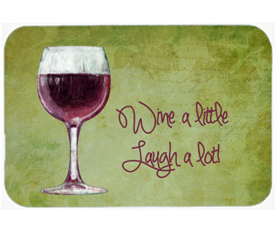 Planche à découper en verre « a Little Laugh a lot » de Winston porter