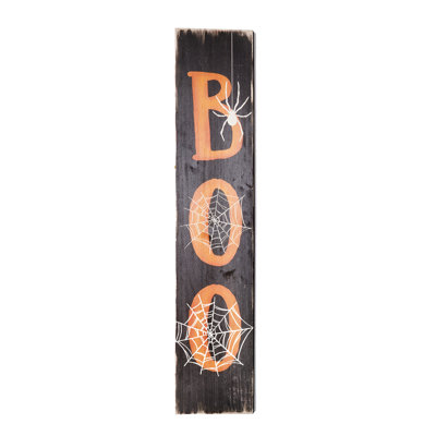 Wood Halloween Boo Wall Décor