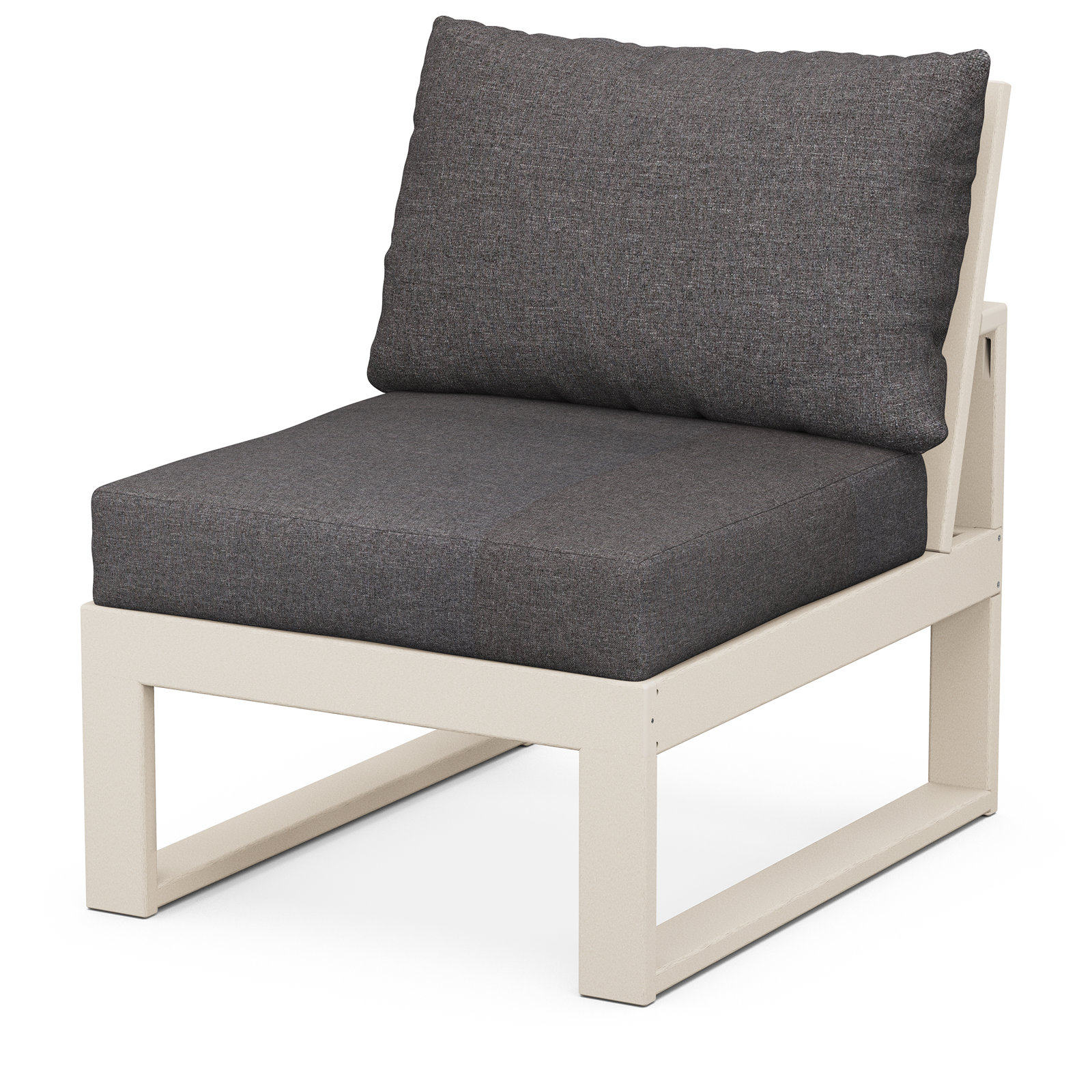Edge Patio Lounge Chair, Ash Charcoal Revolution®, Sand