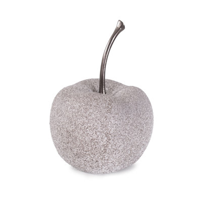 Modern Pomme Sculpture in Polyresin
