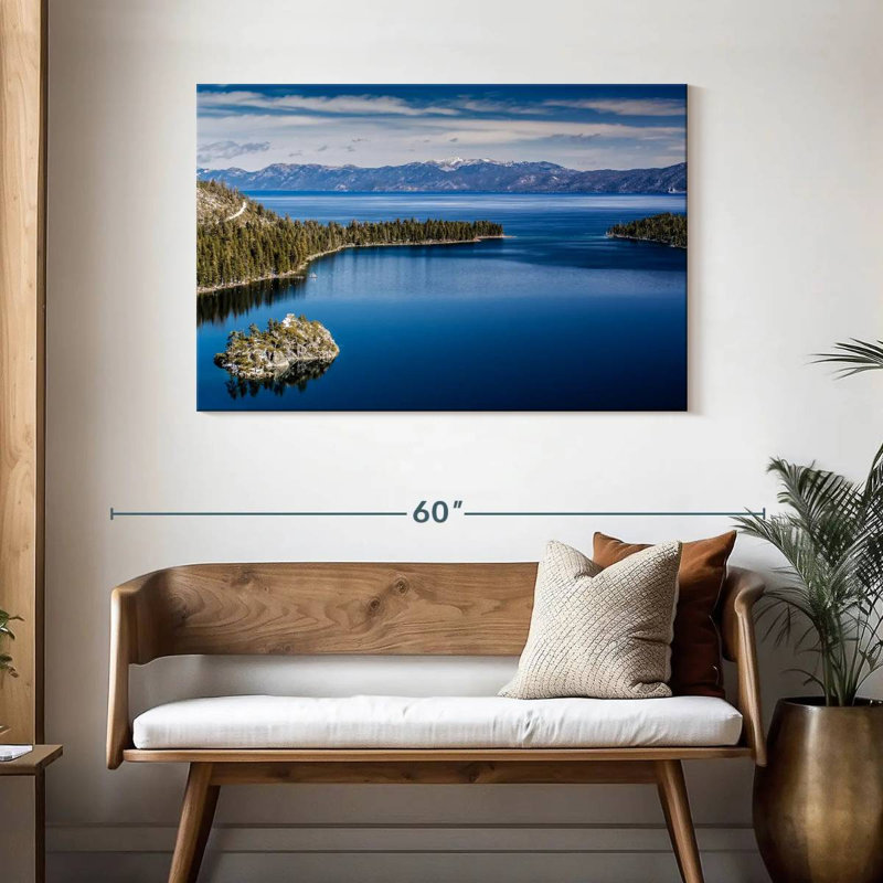 Alvord Majestic Lake Tahoe, H 30 po x l 45 po