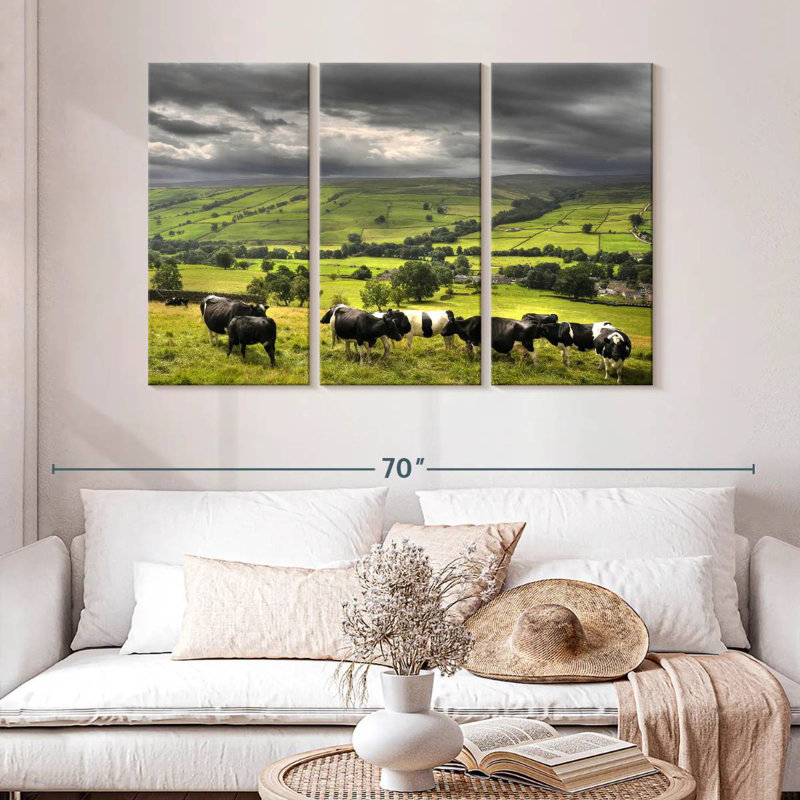 Brampt Simple Cow Herd, 32" H x 50" W