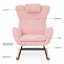 Chaise berçante, fauteuil oscillant rembourré Teddy-753751307