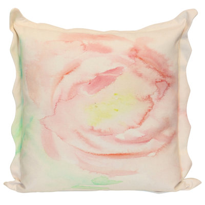 Tamara Day for StyleCraft Blush Whisper Rose Abstract Pillow - Blush Pink - 24" x24"