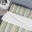Ensemble de housse de couette en microfibre vert / blanc 3 pièces