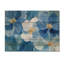 Bleu et blanc délicats pétales de fleurs III - art mural en bois de cornouiller - sur bois de pin naturel-136924233
