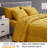 Washed Microfiber 7-Pieces Honeycomb Comforter Set with Sheets-209390768-209390780