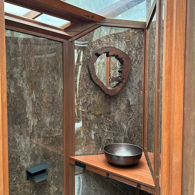 Évier de cuisine en cuivre martelé à la main 10 po - Pure Solid Copper par ALFIQ