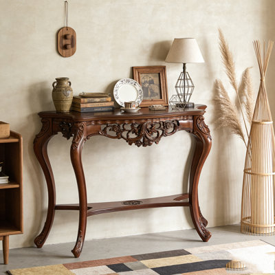 Elegant Two-Tier Entryway Hallway Table