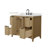 Palmilla Freestanding Single Bathroom Vanity with Quartz Top-114679651-124972400-124972399