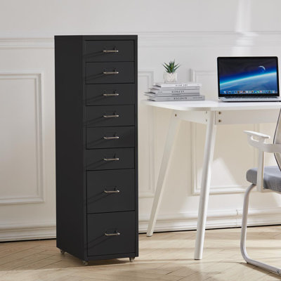 Eumeka 28cm Wide 8 -Drawer File Cabinet