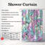 Rideau de douche Pastel Swirls - Premium-640286664