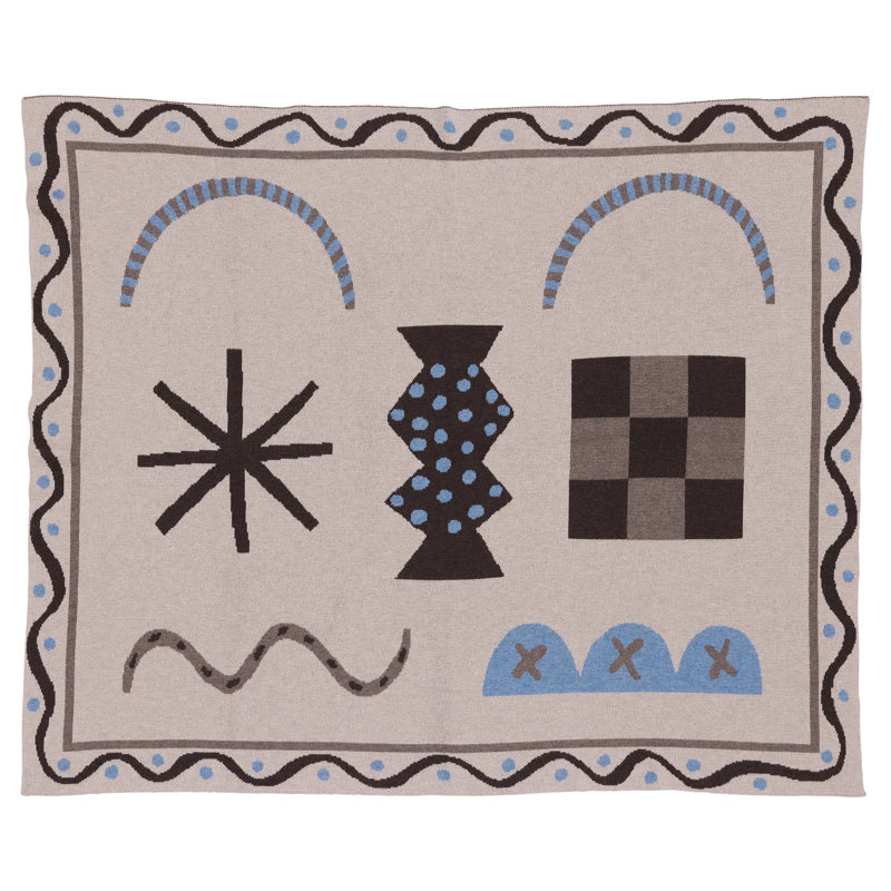 Henri Throw Blanket, Arabica