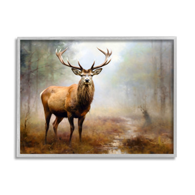 Az-189, peinture encadrée de cerfs