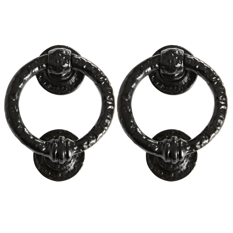 Hammer & Tongs - Rustic Door Knocker - H145mm - Black